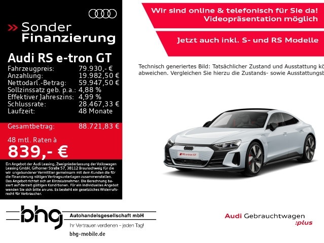 Audi e-tron GT RS