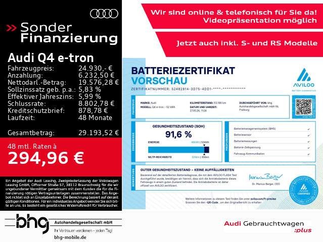 Audi Q4 e-tron