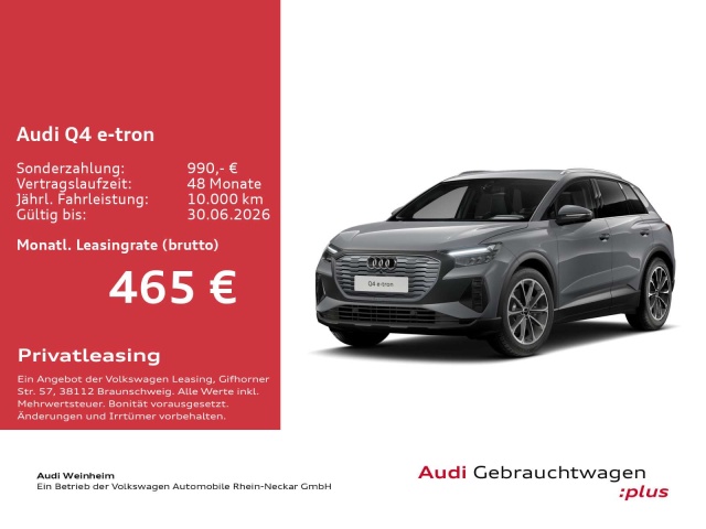 Audi Q4 e-tron