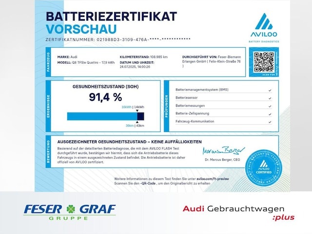 Audi Q8 TFSI e