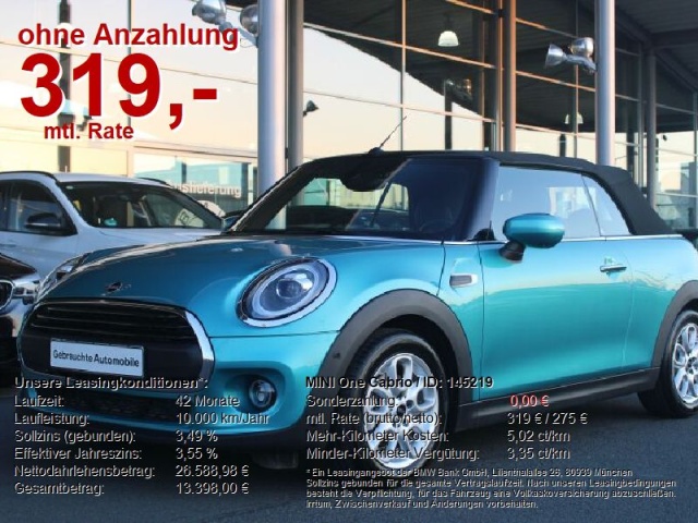 MINI One Cabrio