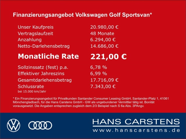 Volkswagen Golf Sportsvan