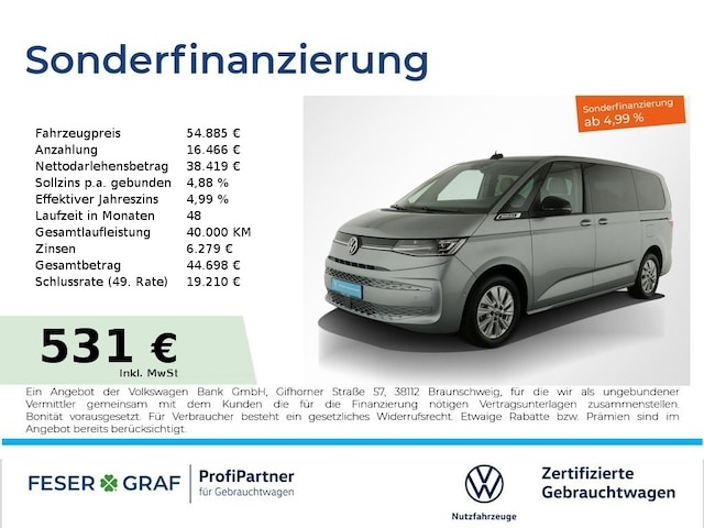 Volkswagen Multivan langversion