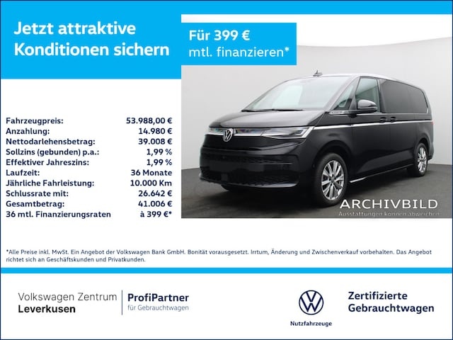 Volkswagen Multivan langversion