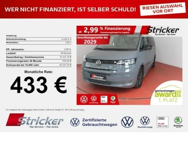 Volkswagen Multivan langversion