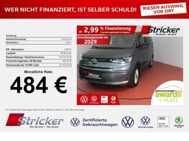 Volkswagen Multivan langversion
