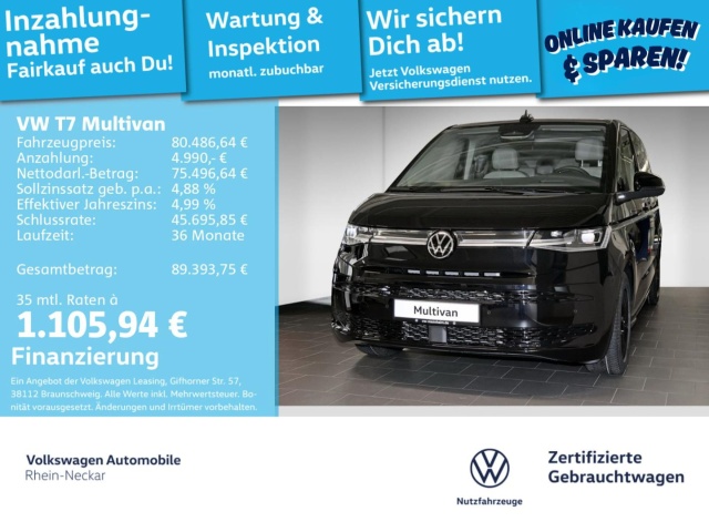 Volkswagen Multivan langversion