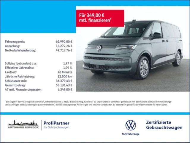 Volkswagen Multivan langversion