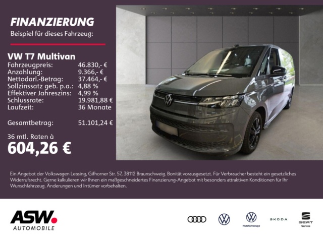 Volkswagen Multivan langversion