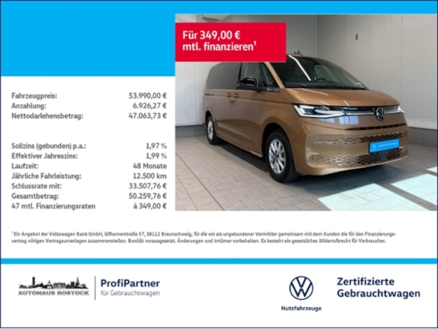 Volkswagen Multivan langversion