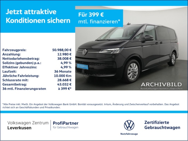 Volkswagen Multivan langversion