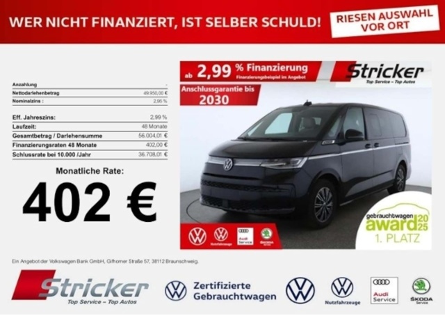 Volkswagen Multivan langversion