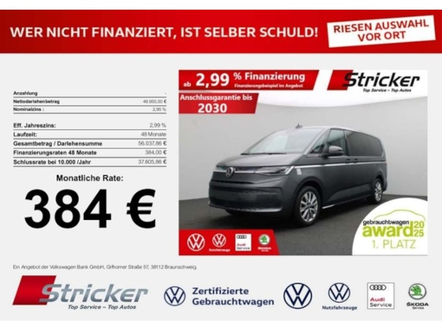 Volkswagen Multivan langversion