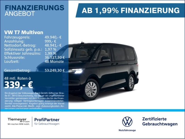 Volkswagen Multivan langversion