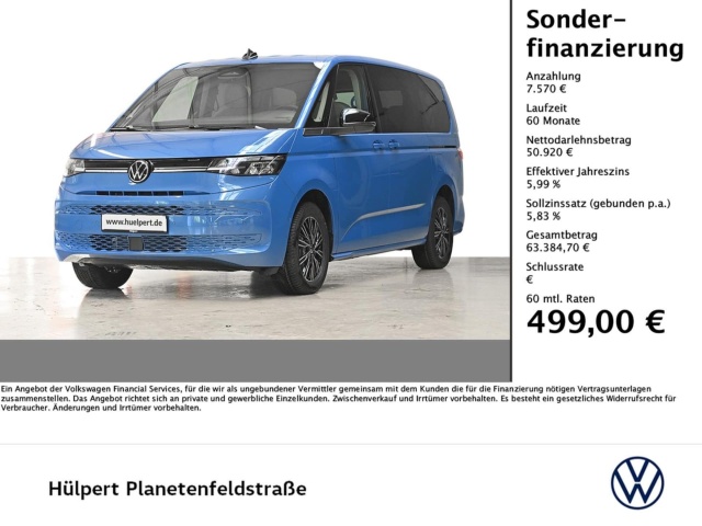 Volkswagen Multivan langversion
