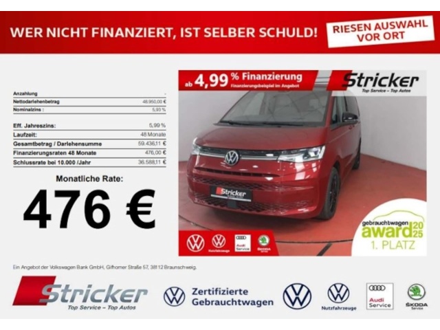 Volkswagen Multivan langversion