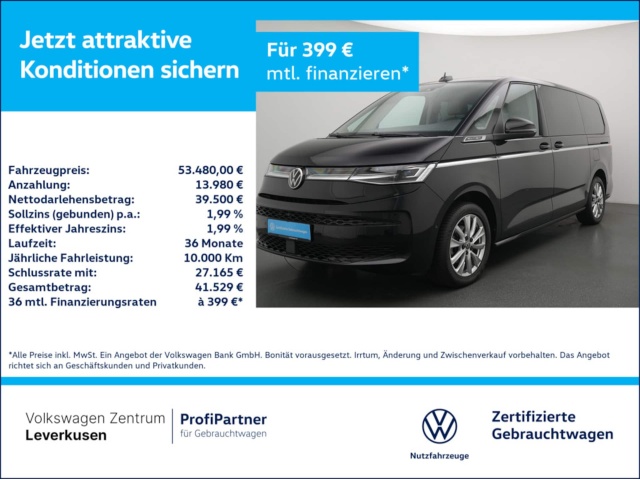 Volkswagen Multivan langversion