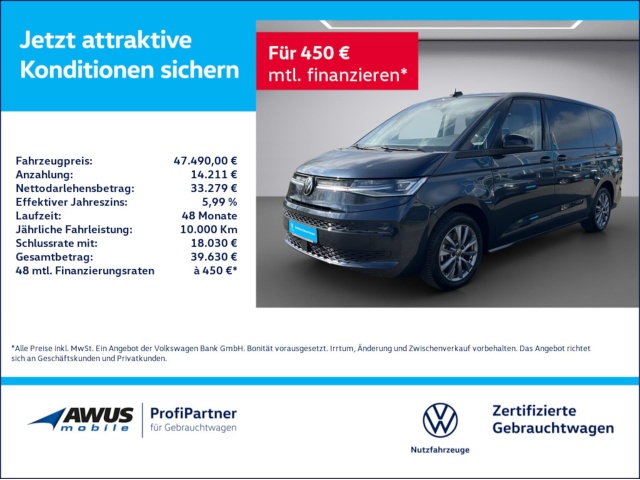 Volkswagen Multivan langversion
