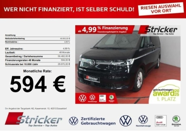 Volkswagen Multivan langversion