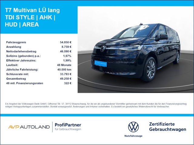 Volkswagen Multivan langversion