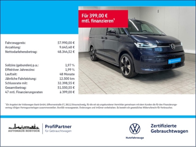 Volkswagen Multivan langversion