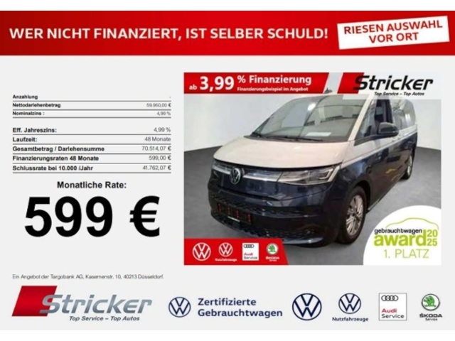 Volkswagen Multivan langversion