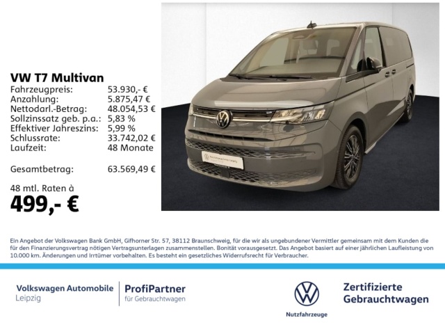 Volkswagen Multivan langversion