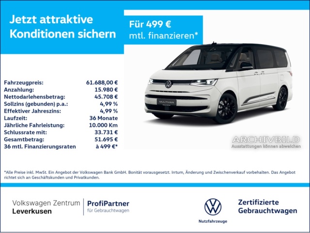 Volkswagen Multivan langversion