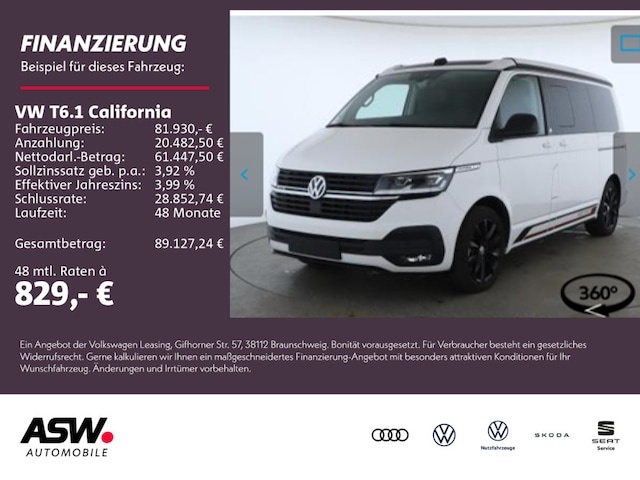 Volkswagen T6.1 California