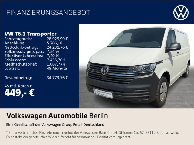 Volkswagen T6.1 Transporter