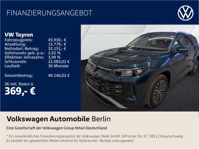 Volkswagen Tayron occasion